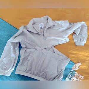 Urban outfitters nylon windbreaker - convertible to cropped jacket ( Sold Out)